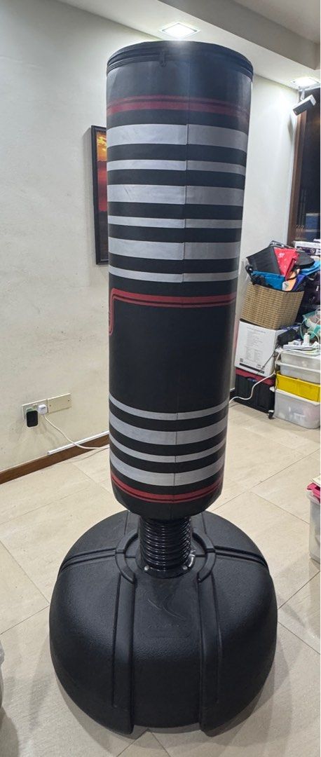 Decathlon Boxing practice floor punching bag Sports Equipment Exercise Fitness Toning Stretching Accessories on Carousell