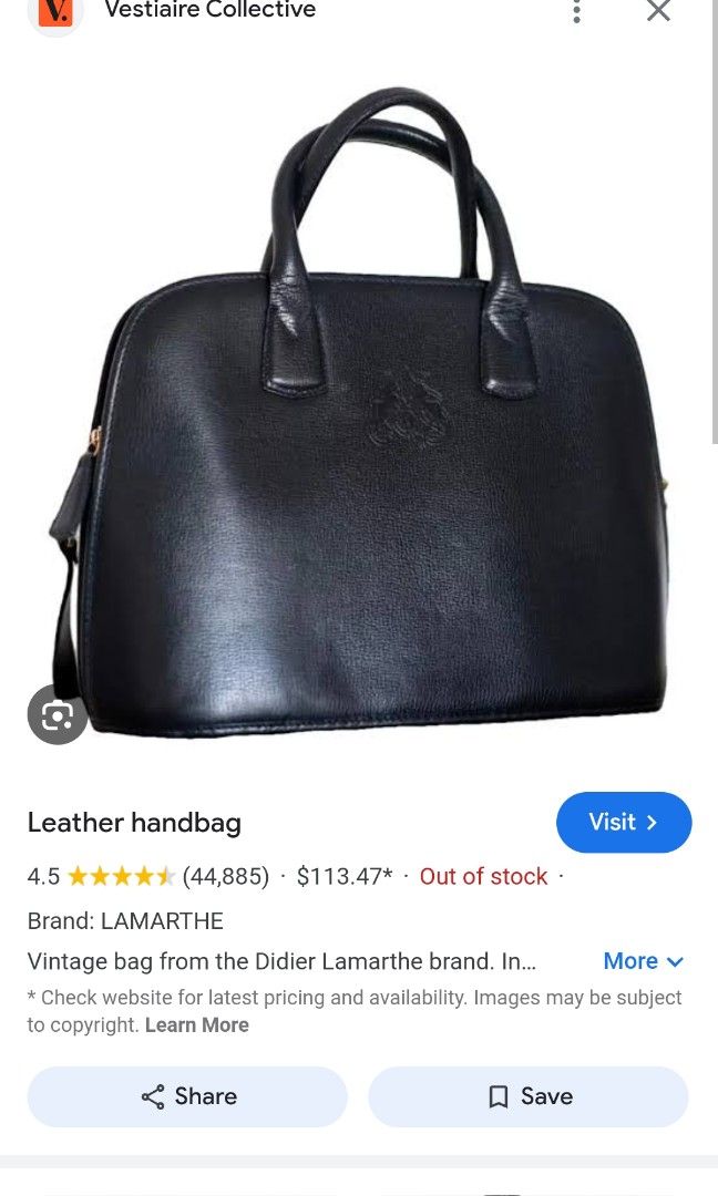 Didier Lamarthe Made France Medium Size Hand Bag Women s Fashion Bags Wallets Tote Bags on Carousell
