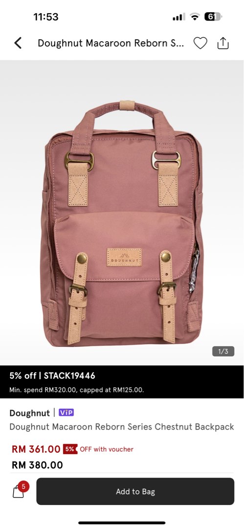 doughnut macaroon backpack Women s Fashion Bags Wallets Backpacks on Carousell