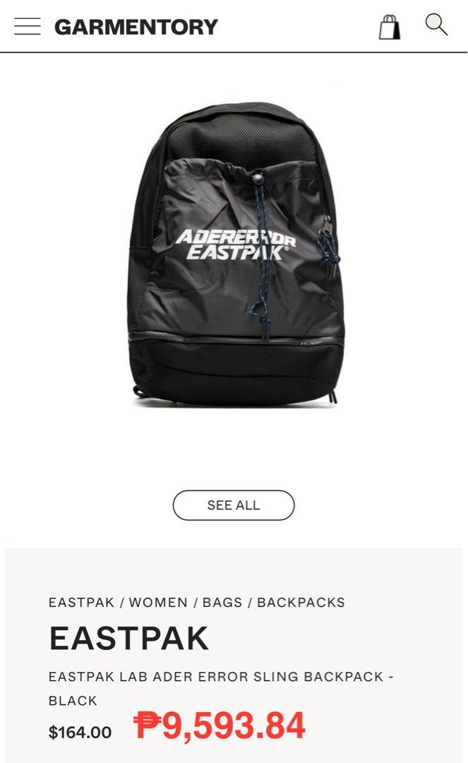 EASTPAK x ADER ERROR Slingpack (Category: Sling Bags) located in Bauang. Submitted by jasperjohn (Listing ID 1317483178, Image 2). Description: .