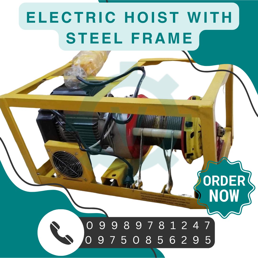 Electric Hoist with Steel Frame, Commercial & Industrial, Construction ...