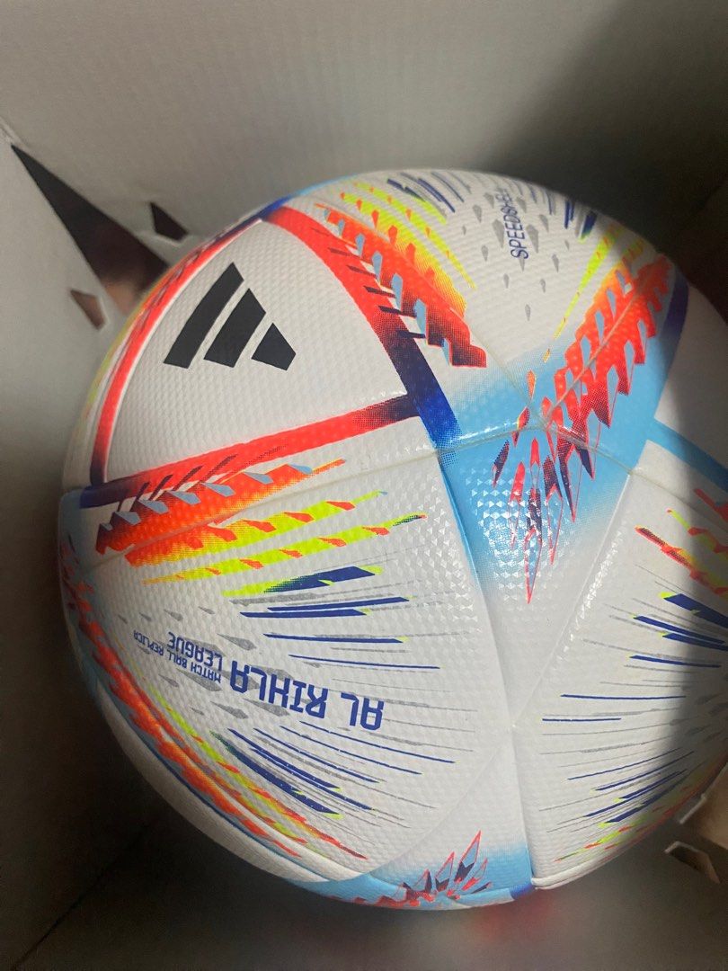 Fifa World Cup 2022 Ball ( Al Rihla) (Category: Other Sports Equipment and Supplies) located in Mandaluyong City. Submitted by narcisso_marenzansky (Listing ID 1317522053, Image 2). Description: .