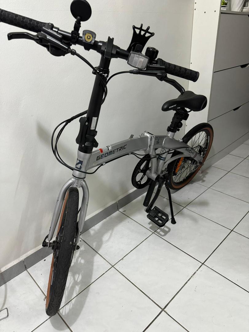 Geometric Folding Bike 20 Michi V2 Silver