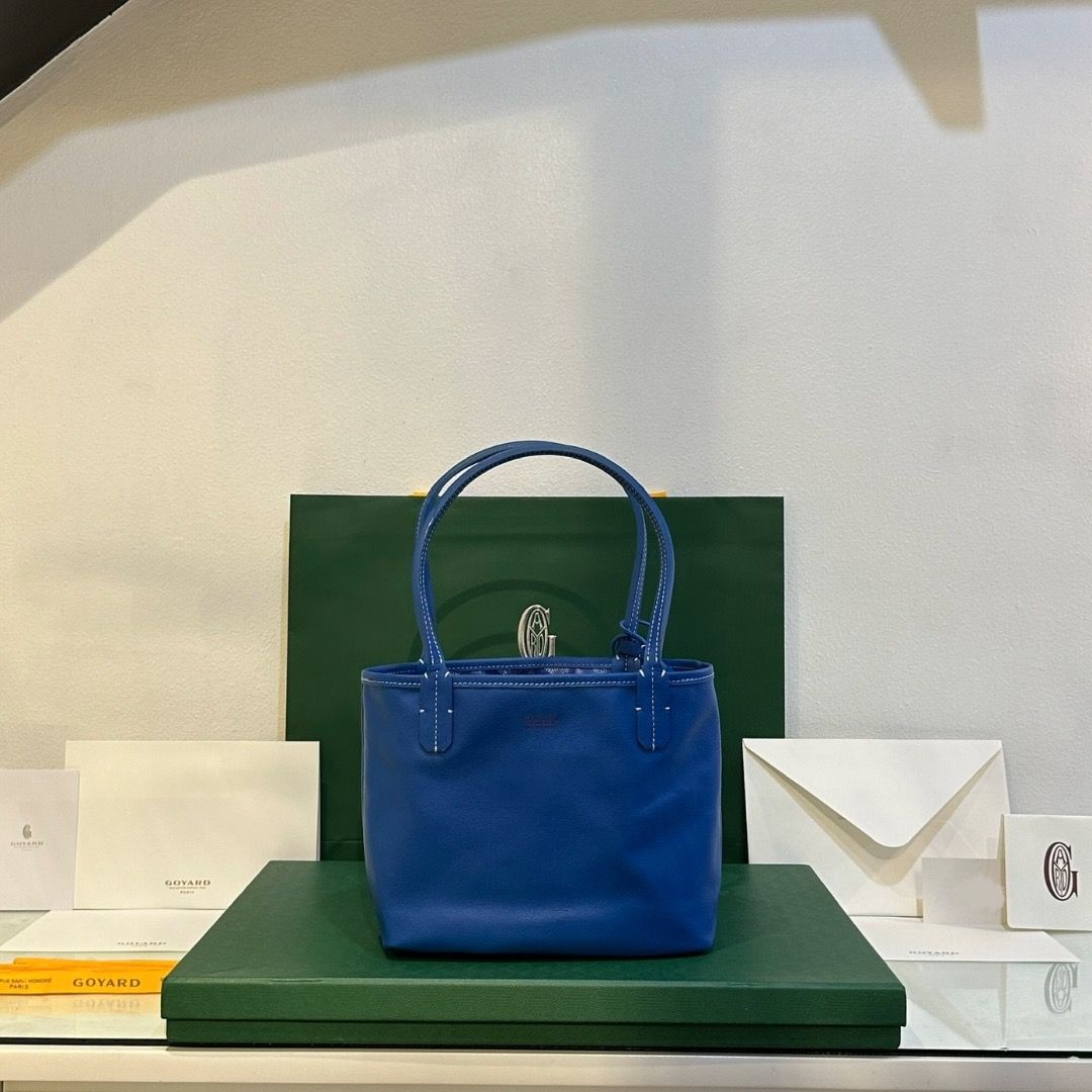Goyard Mini Anjou Tote Bag (Preorder) (Category: Luxury Bags & Wallets) located in Manila. Submitted by designerarchives.ph (Listing ID 1317444954, Image 2). Description: Complete: ribbon, box, paperbag, dustbag, cards/booklets Other colors are available also! You can send me a photo. Cheaper compared to others because of tax refund! DETAILED PHOTOS ARE UPLOADED Eta: 15 days 50% dp required Buyer will shoulder local sf Shipping: NCR - Grab/Lalamo