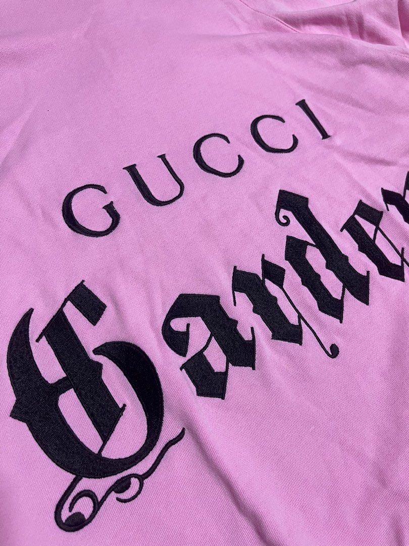 Gucci Garden Embroidered Pastel Pink Hoodie Jacket Luxury Apparel on Carousell