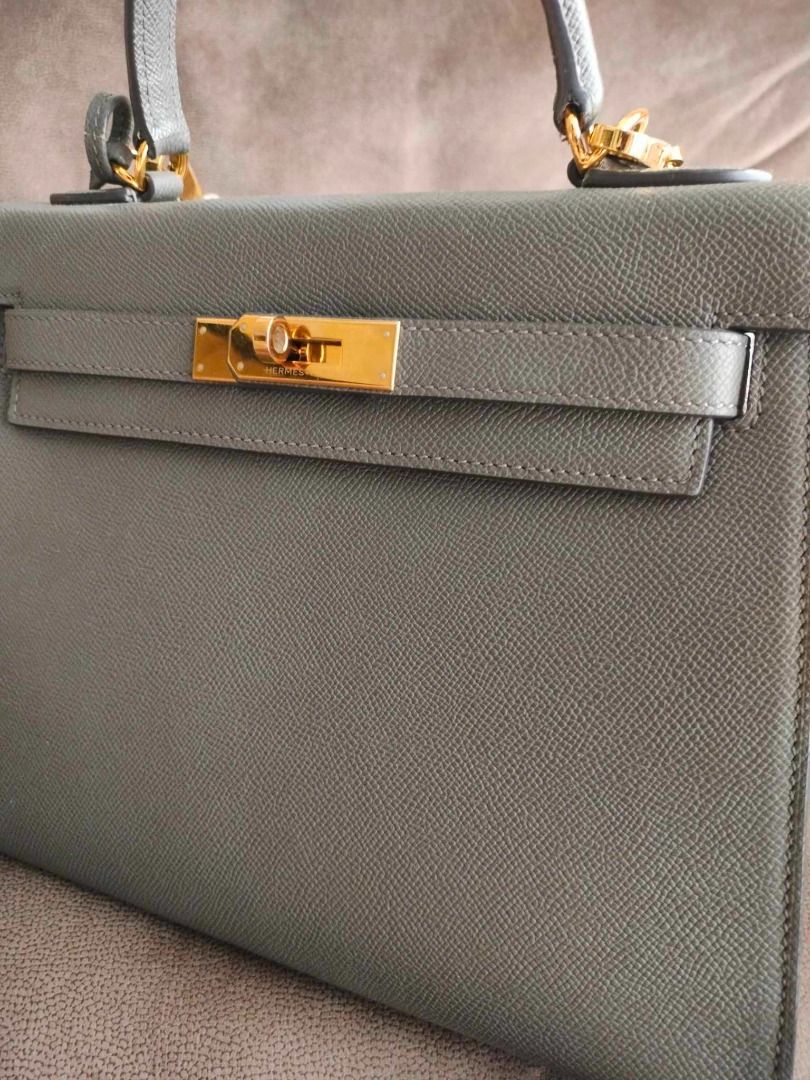 Hermes kelly bag grey discount