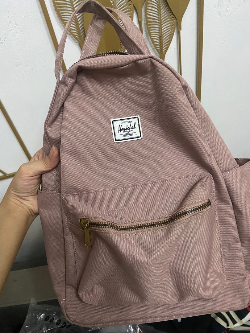 Herschel Nova Small Ash Rose Women s Fashion Bags Wallets Backpacks on Carousell