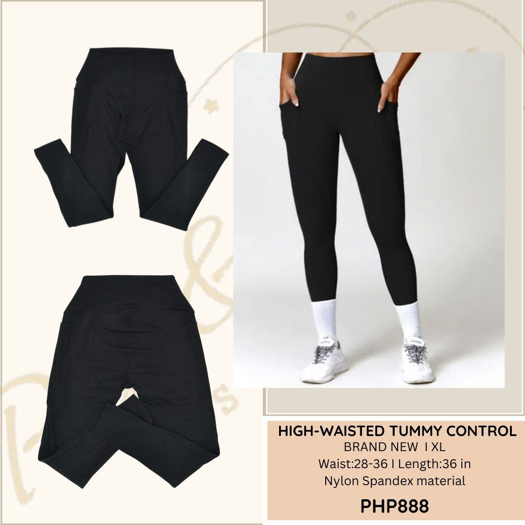 HIGH QUALITY HIGH-WAISTED TUMMY CONTROL LEGGINGS (Category: Activewear) located in Baguio. Submitted by pickandflex_shoppe (Listing ID 1317464345, Image 3). Description: 📌 HIGH QUALITY HIGH-WAISTED TUMMY CONTROL LEGGINGS BRAND NEW ~ with side pockets, buttery material (nylon & Spandex), high-waisted, very lululem0n and dating, tag na lang ang kulang 🤩 ⭐️⭐️Discounts available for purchases of more than two. The more purchases the more discounts 