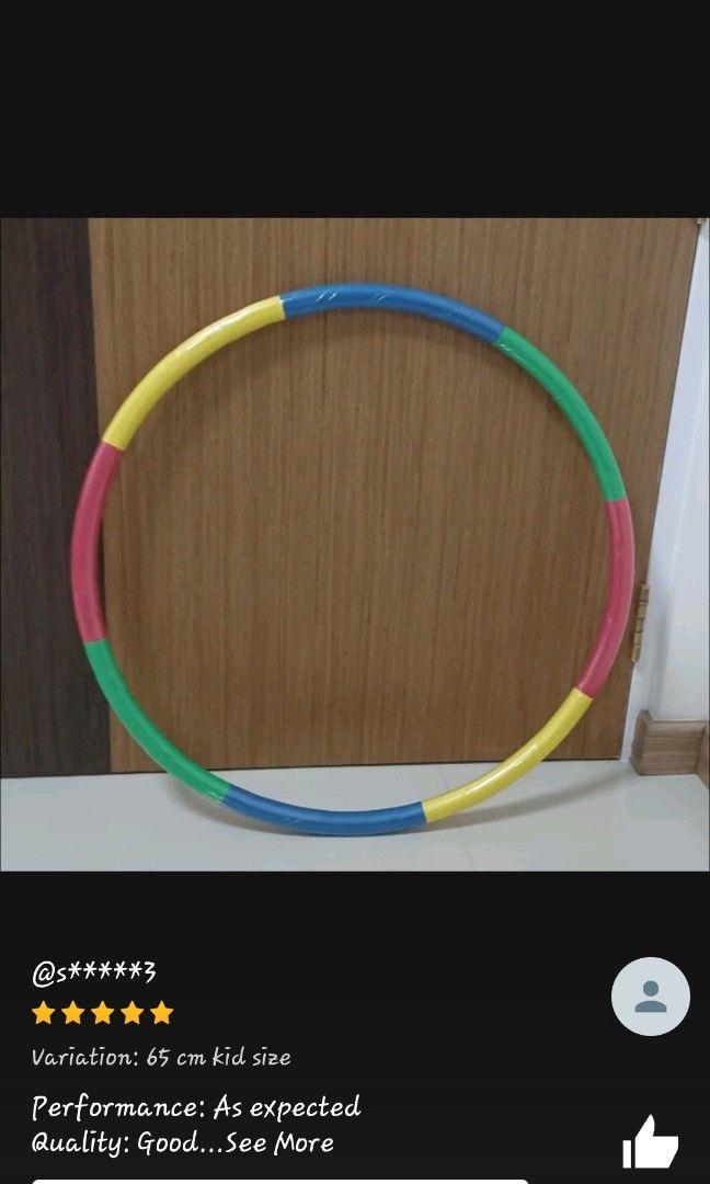 Hula Hoop Sports Equipment Exercise Fitness Cardio Fitness Machines on Carousell