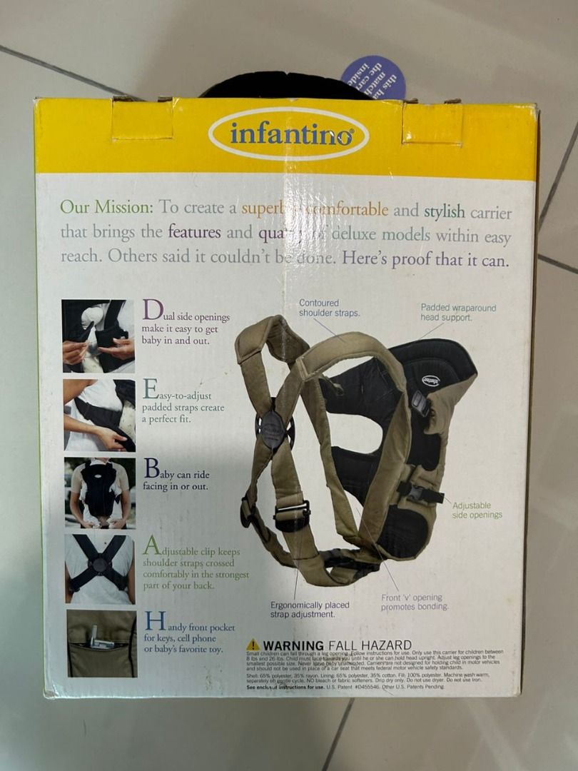 Infantino eurorider baby carrier deals