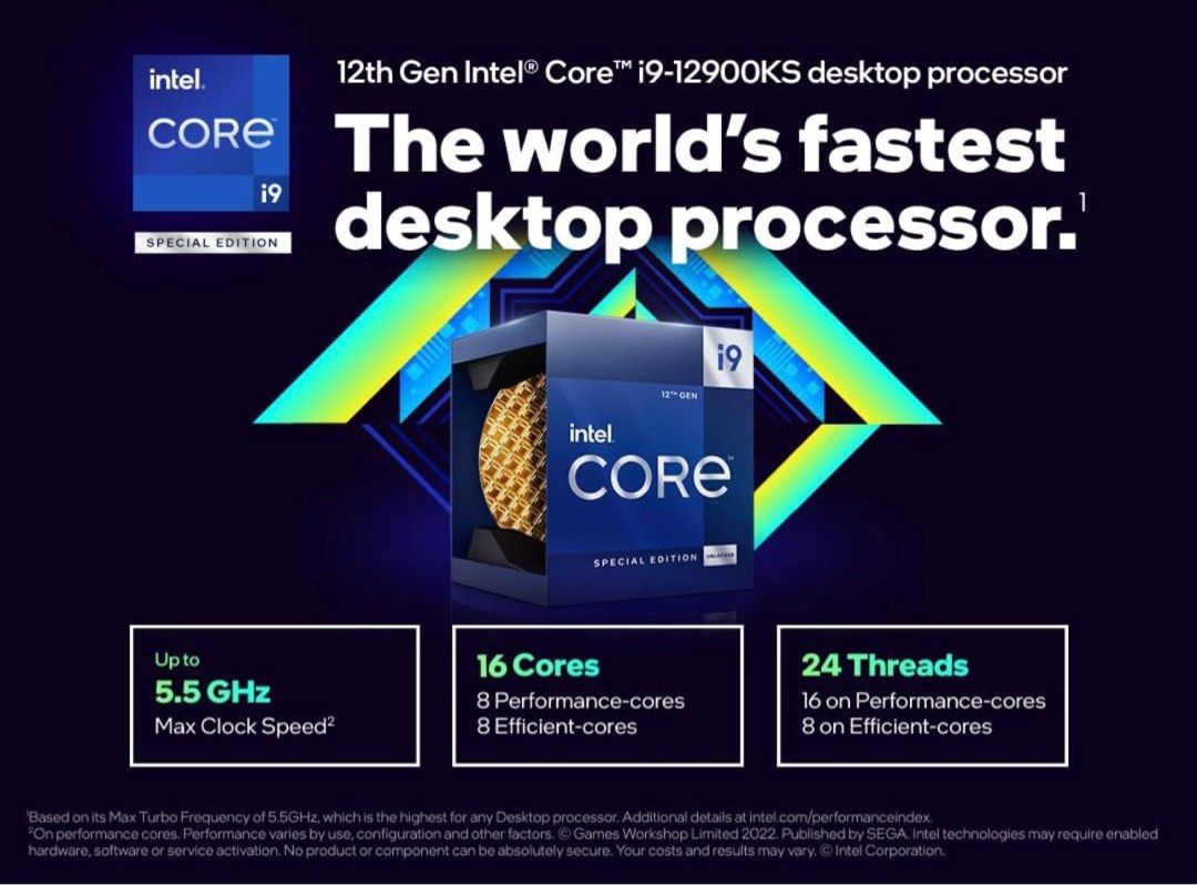 Intel Core i9 (12th) Special Edition Desktop Processor, Computers