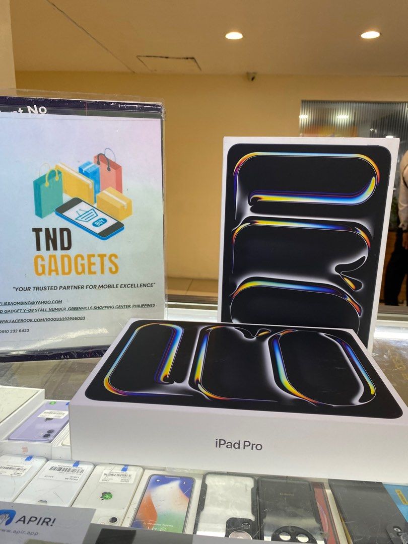Ipad Pro 11 inch m4 256gb wifi (Category: iPad) located in Pasig City. Submitted by melissaomb01623 (Listing ID 1317428941, Image 2). Description: Ipad Pro 11 inch m4 256gb wifi Brand new sealed 1 year warranty 📌pick up store in greenhills shopping center 📌we do cod in metro manila and near provinces just add sf only 📌we ship nationwide via LBC 📌we accept swap/trade in 📌we accept credit card/ggives 📌we accept billease installment 📌for fast