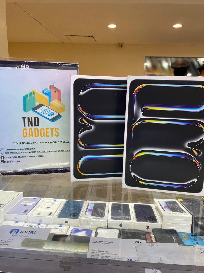 Ipad Pro 11 inch m4 256gb wifi (Category: iPad) located in Pasig City. Submitted by melissaomb01623 (Listing ID 1317428941, Image 3). Description: Ipad Pro 11 inch m4 256gb wifi Brand new sealed 1 year warranty 📌pick up store in greenhills shopping center 📌we do cod in metro manila and near provinces just add sf only 📌we ship nationwide via LBC 📌we accept swap/trade in 📌we accept credit card/ggives 📌we accept billease installment 📌for fast