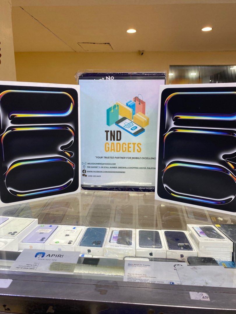 Ipad Pro 11 inch m4 256gb wifi (Category: iPad) located in Pasig City. Submitted by melissaomb01623 (Listing ID 1317428941, Image 1). Description: Ipad Pro 11 inch m4 256gb wifi Brand new sealed 1 year warranty 📌pick up store in greenhills shopping center 📌we do cod in metro manila and near provinces just add sf only 📌we ship nationwide via LBC 📌we accept swap/trade in 📌we accept credit card/ggives 📌we accept billease installment 📌for fast