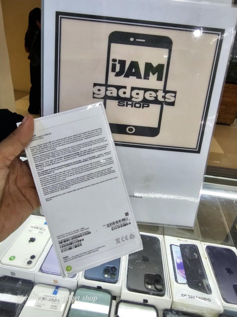Iphone 13 128gb globelocked (Category: iPhone 13 Series) located in Manila. Submitted by ijamgadgetsshop (Listing ID 1317370255, Image 2). Description: iphone 13 brandnew sealed 128gb globelocked 1yr warranty 📌we do cod in metro manila and near provinces just add sf only 📌can visit in my store at greenhills shopping center 📌we do LBC transaction 📌we accept credit card in store 📌for fast transaction make acall 09291593032/09958592363.