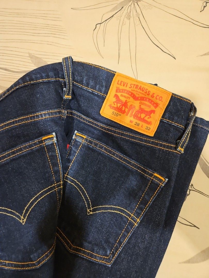 W 28 L 32 Jeans Jeans Levi's 510 Jepang (W28 L32) Original 100