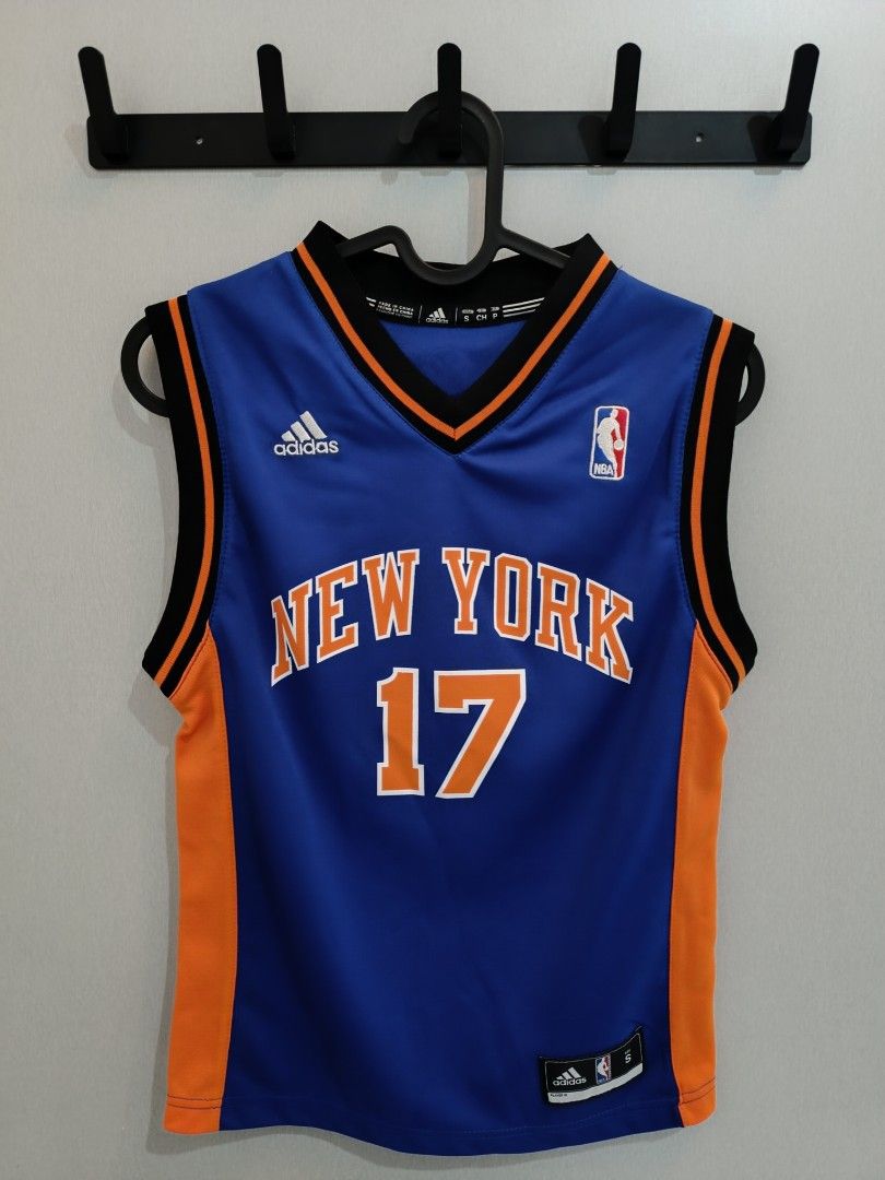 Jeremy Lin 17 New York Knicks Linsanity Blue Jersey Youth Jersey
