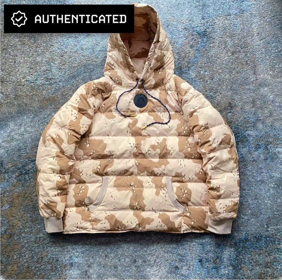 KITH Carson desert down hoodie