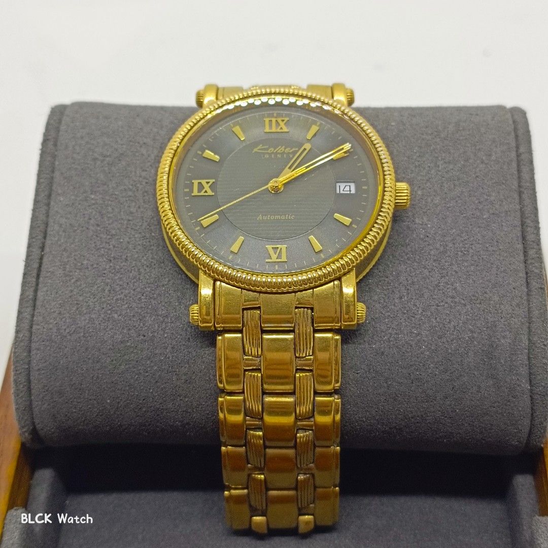 Kolber Geneve Swiss Made 25 Jewel Gold Plated