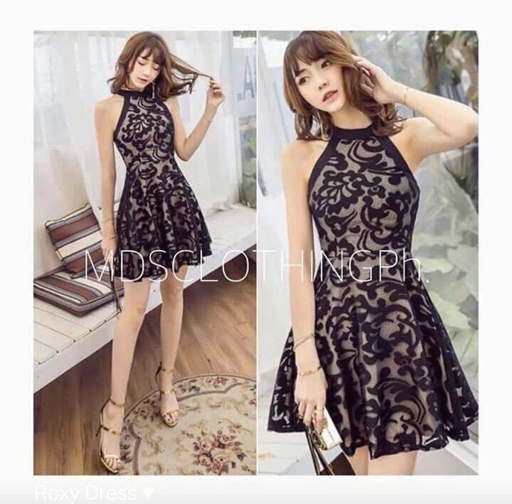Laced embroidered black dress (Category: Dresses) located in Bacoor. Submitted by egally (Listing ID 1317386242, Image 3). Description: Small size 📍Talaba 7 bacoor 📦lalamove/j&t 💸gcash.