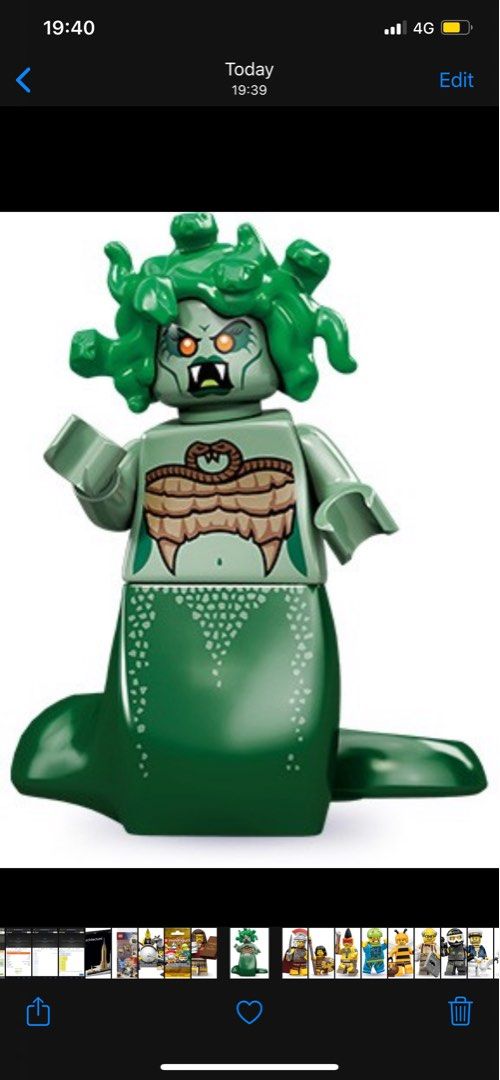 Lego 71001 Medusa Series 10 Minifigure Hobbies Toys Toys Games on Carousell