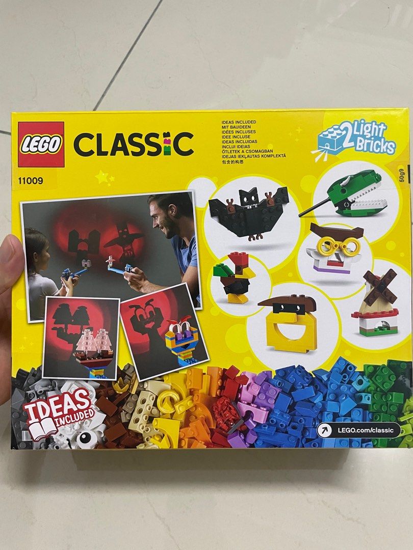 LEGO Classic 11009 Bricks and Lights 441 pieces Hobbies Toys Toys Games on Carousell