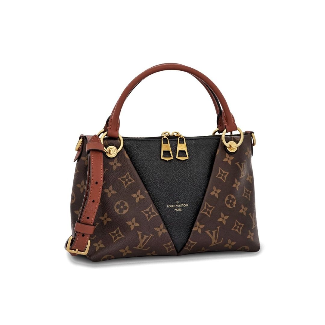 LOUIS VUITTON V Tote BB Monogram Noir Gold Hardware 2018 20)  comes with Dustbag, Strap