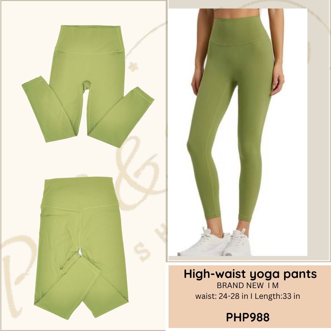 LYCRA HIGH WAIST YOGA PANTS (Category: Activewear) located in Baguio. Submitted by pickandflex_shoppe (Listing ID 1317482974, Image 2). Description: - high quality, light weight, buttery material (LYCRA - high quality spandex fiber), with inner pockets, very lulu and dating, tag na lang ang kulang 🤩 ⭐️⭐️Discounts available for purchases of more than two. The more purchases the more discounts ‼ #highqualitygymwear #yogapants #highwaistedleggings.