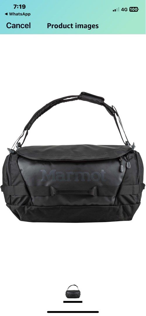 Marmot Long Hauler 50L Duffle Duffel bag