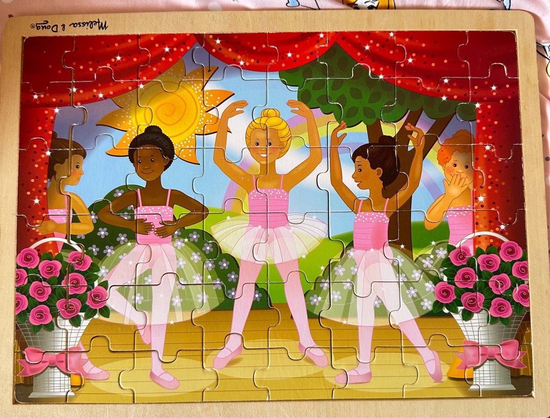 Melissa Doug Kids Toy Ballet Performance 48 Piece Jigsaw Puzzle