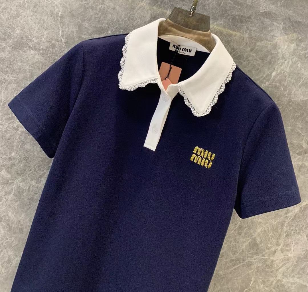 Miu miu polo shirt store