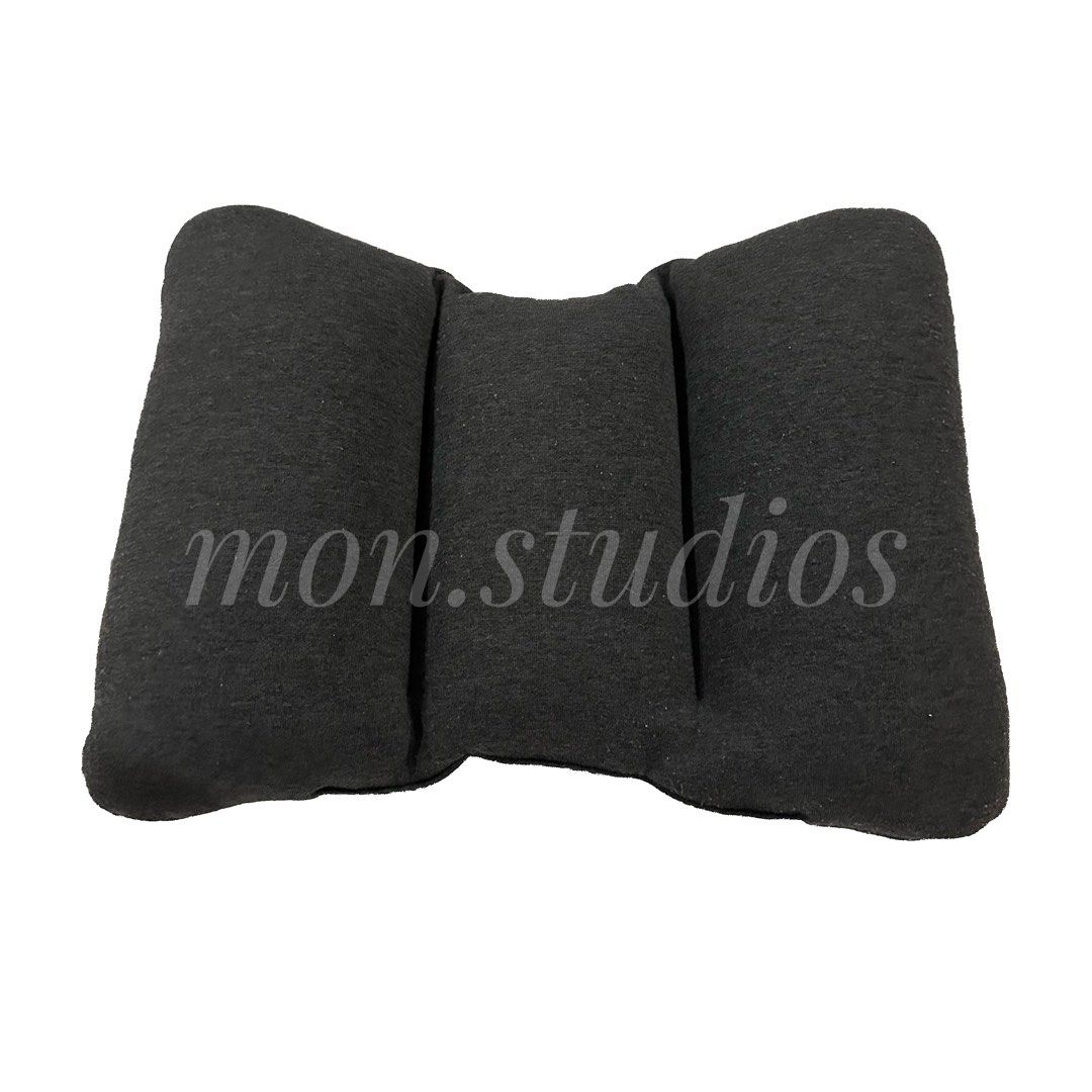 Muji Back Pillow (Charcoal Gray) (Category: Cushions & Throws) located in Pasig City. Submitted by mon.studios (Listing ID 1317472877, Image 1). Description: Authentic. Bought at Shangrila Mall. No other flaws other than himulmol due to usage. 😊 SRP: ₱1,250 In stock: 2 — Say goodbye to back pain as you work from home with the help of MUJI! This pillow contains soft urethane chips with low and high repulsion to give your back and waist comfort an
