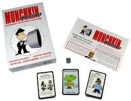 Munchkin impossible card game (Category: Board Games & Puzzles) located in Quezon City. Submitted by whizdepot (Listing ID 1317372250, Image 3). Description: The Munchkins are now spies... eliminating the opposition, playing with self-destructing gadgets, and changing loyalties even faster than they change hats. Be a Playboy, Tourist, or Assassin. Report to the Americans, Russians, British, or Chinese (it'll change!). Wield gadgets from the subtl