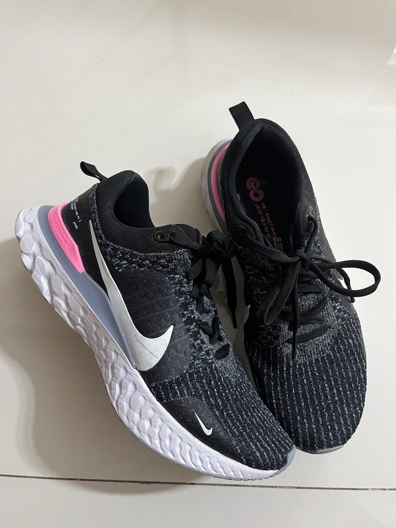 Nike React Infinity Flyknit 3 used (Category: Sneakers) located in Marikina City. Submitted by cheese85 (Listing ID 1317434793, Image 1). Description: Size 9 Used only a few times to workout still in great condition No box.