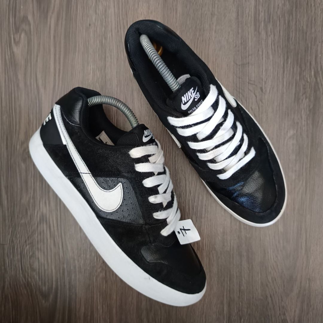 Nike sb delta force black white new arrivals
