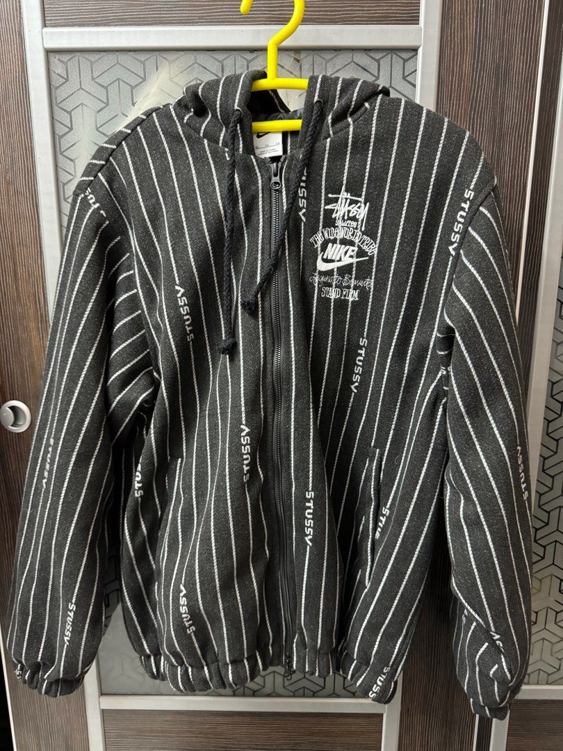 STÜSSY & NIKE STRIPE WOOL JACKET Lサイズ