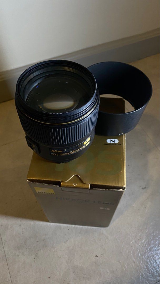 Nikon AF-S Nikkor 105mm 1:1.4E ED (Category: Lens & Kits) located in Makati City. Submitted by igoracm (Listing ID 1317453944, Image 3). Description: Bought 2018. I got the stroke, happened 2018. Now i am a PWD. I did not touch it then. It was in the pelican 1535. Fungus can be seen. Does not affect the photos. I can clean it but leave it for buyer. It’s pristine except for the glass which has a fungus. .