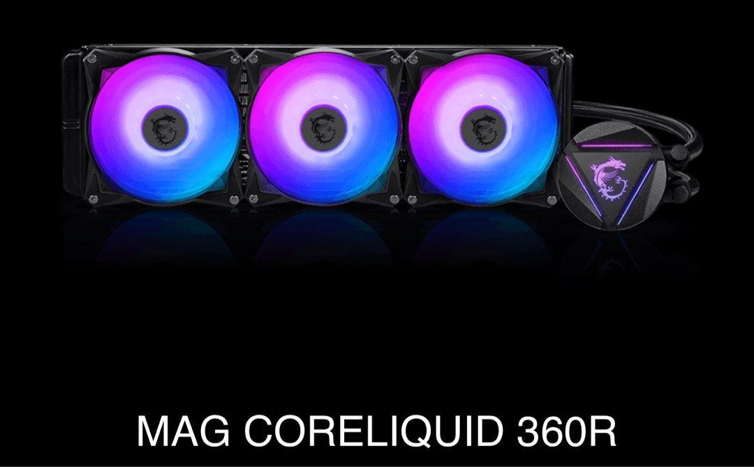 Original MSI MAG Coreliquid 360R Liquid Cooling (SEALED) (Category: Computer Parts) located in Las Pinas. Submitted by stashstop (Listing ID 1317466793, Image 1). Description: ✅ Brandnew ✅Sealed ✅Actual Photo posted ✅ Specification Posted.