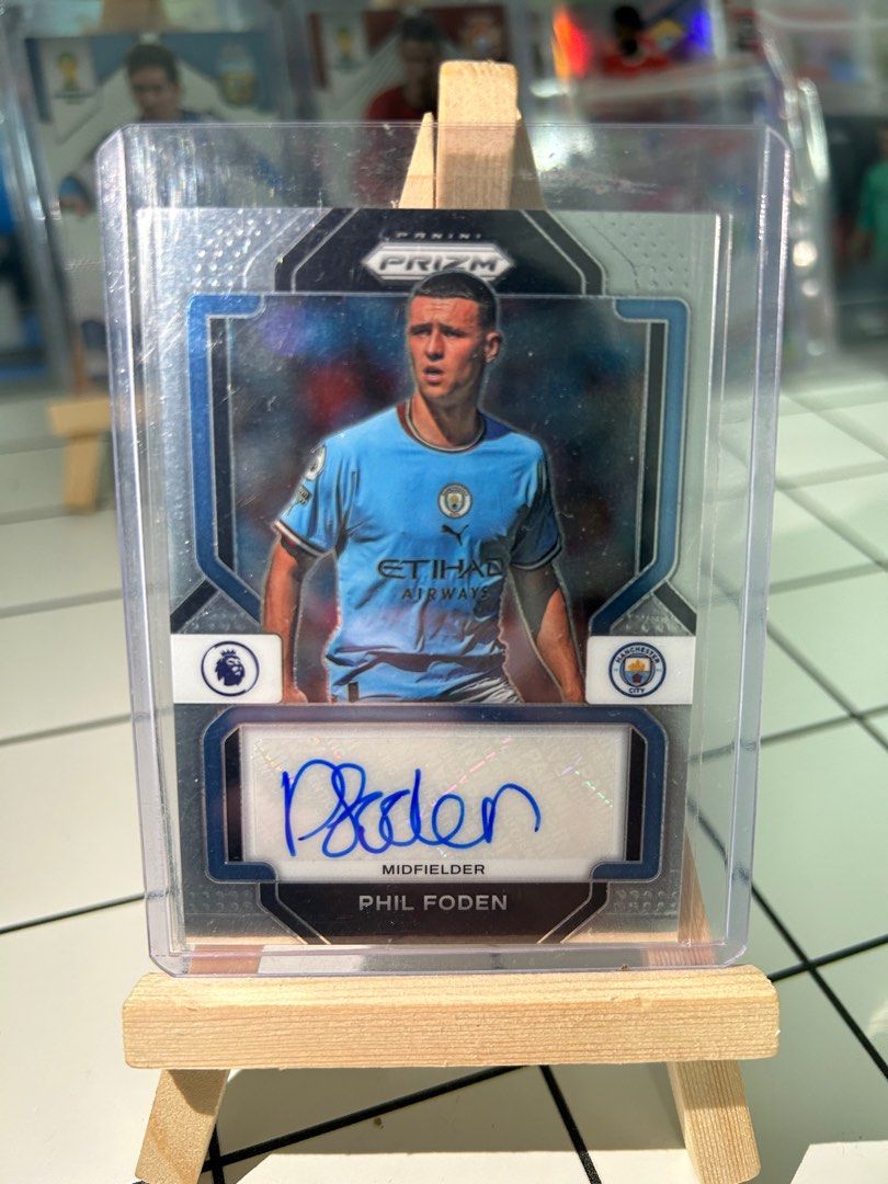 2023 Panini Prizm Phil Foden Auto（Phil Foden auto Panini Prizm 