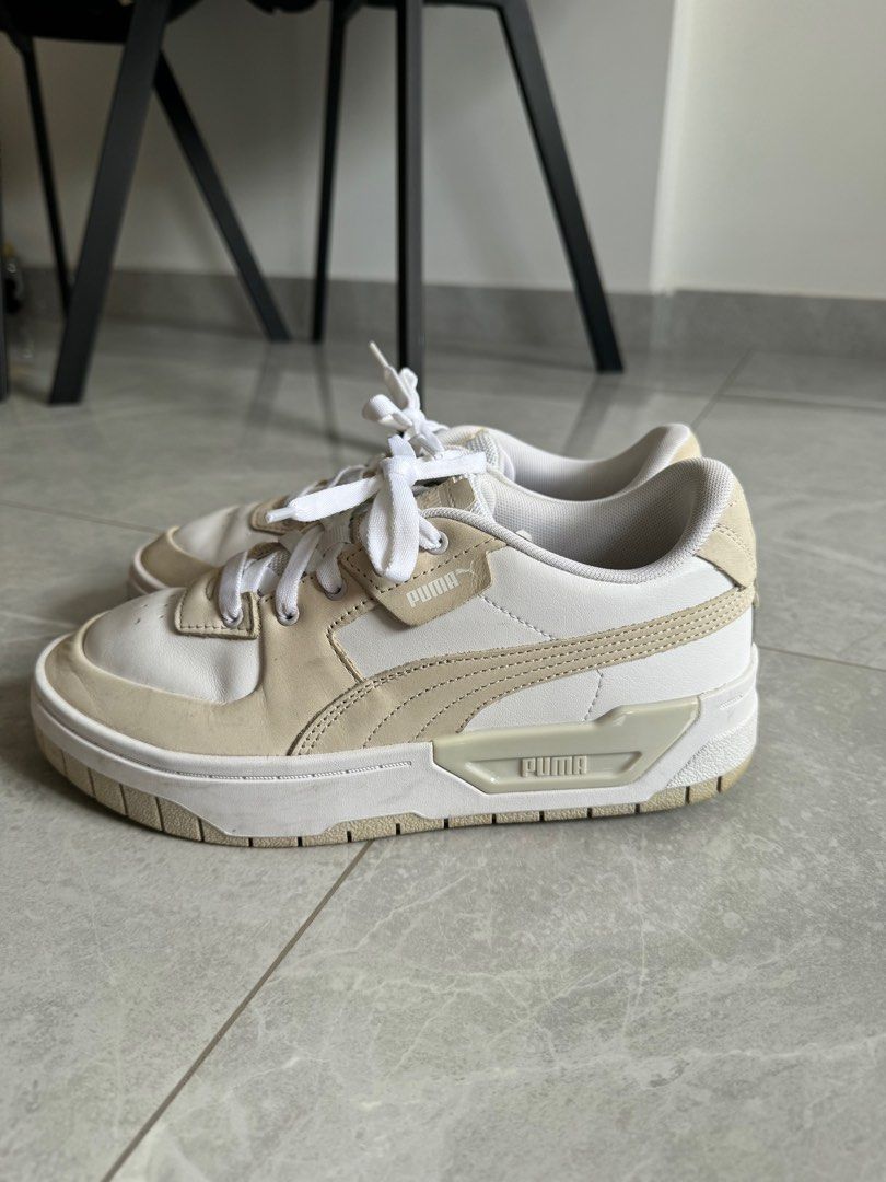 Puma beige sneakers hotsell