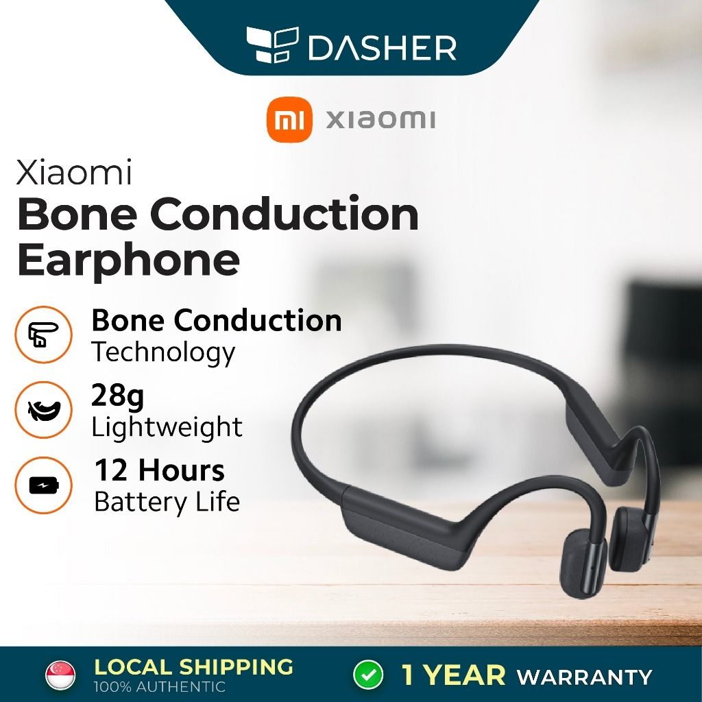【READY STOCK】Xiaomi Bone Conduction Tech Earphone Light Weight 12 Hours ...