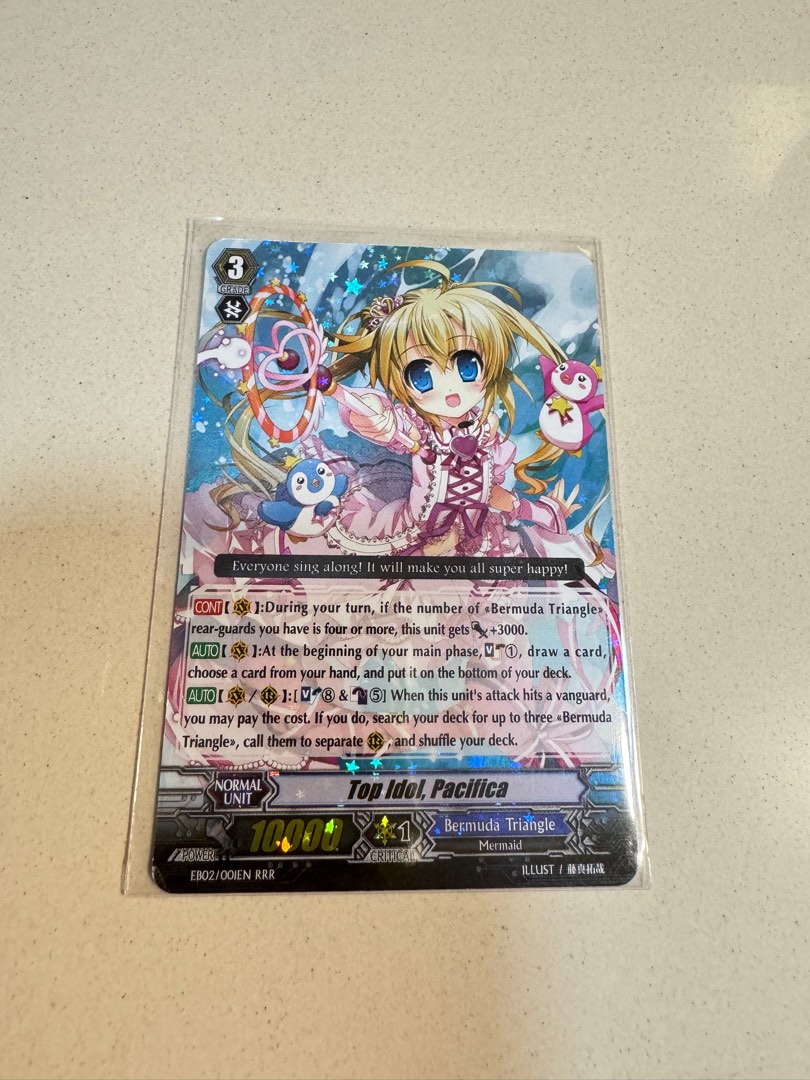 RRR Cardfight Vanguard Top idol, Pacifica Bermuda Triangle, Hobbies ...