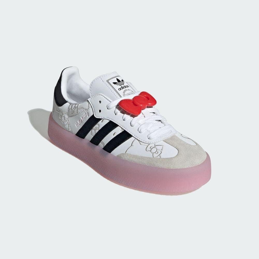 adidas gazelle silver green womens Adidas Women's Samba Sneakers - Cloud White / Wonder Clay