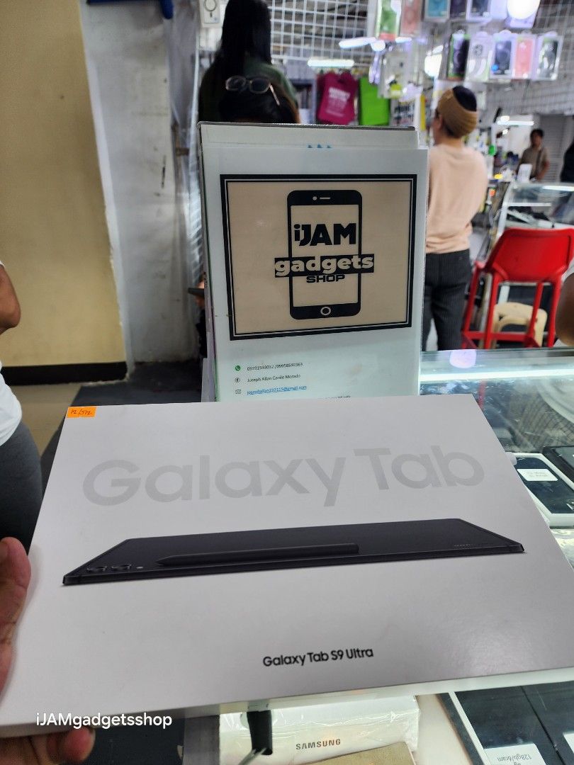 Samsung galaxy tab s9 ultra (Category: Android) located in Manila. Submitted by ijamgadgetsshop (Listing ID 1317487102, Image 1). Description: samsung galaxy tab s9 ultra brandnew sealed 512gb wifi accept swap trade in 📌we do cod in metro manila and near provinces just add sf only 📌can visit in my store at greenhills shopping center 📌we do LBC transaction 📌we accept credit card in store 📌for fast transaction make acall 09291593032/0995859236