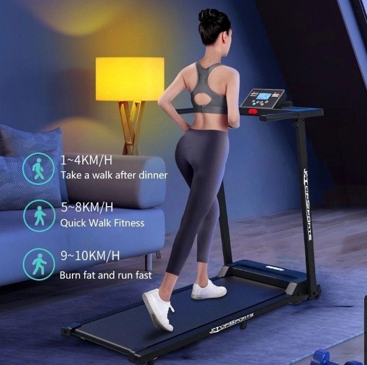SG STOCK ONLINE EXCLUSIVE Full Foldable Electric Treadmill Running Machine