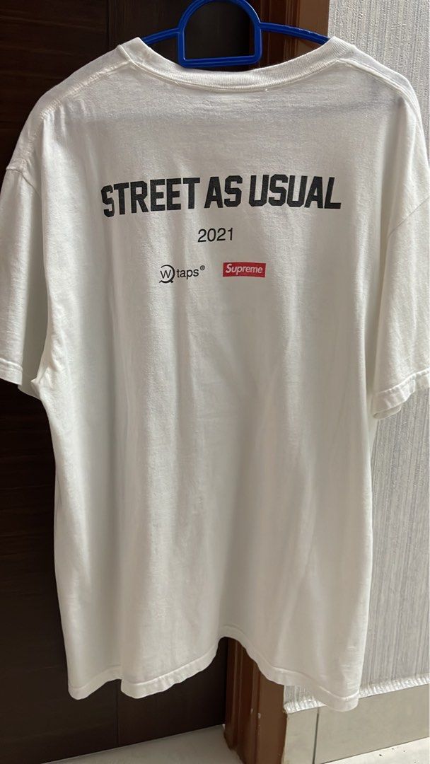 supreme WTAPS Sic em tee white