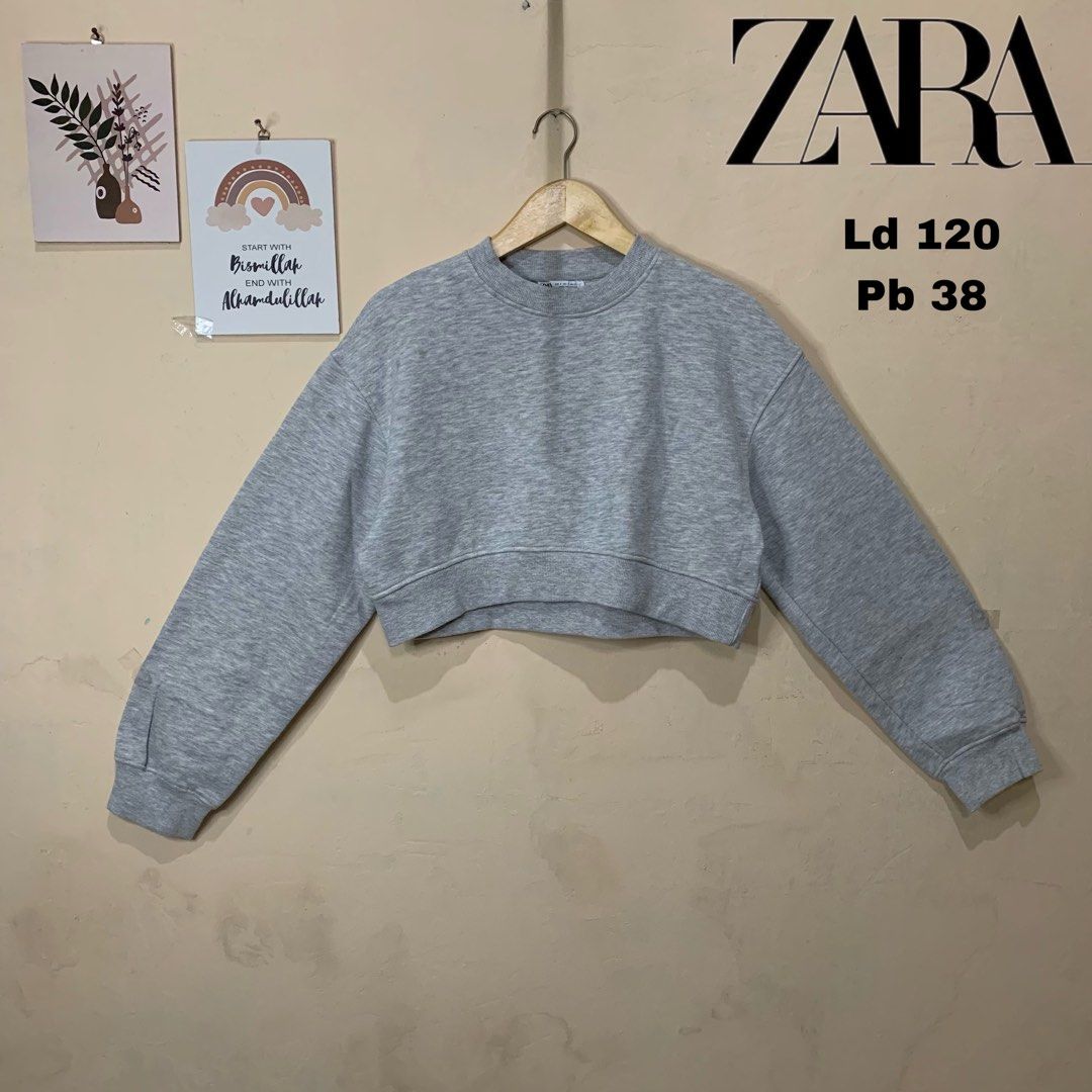 Sueter Crop Top Zara Zara Sweater Crop Top Zara Tops Zara Light