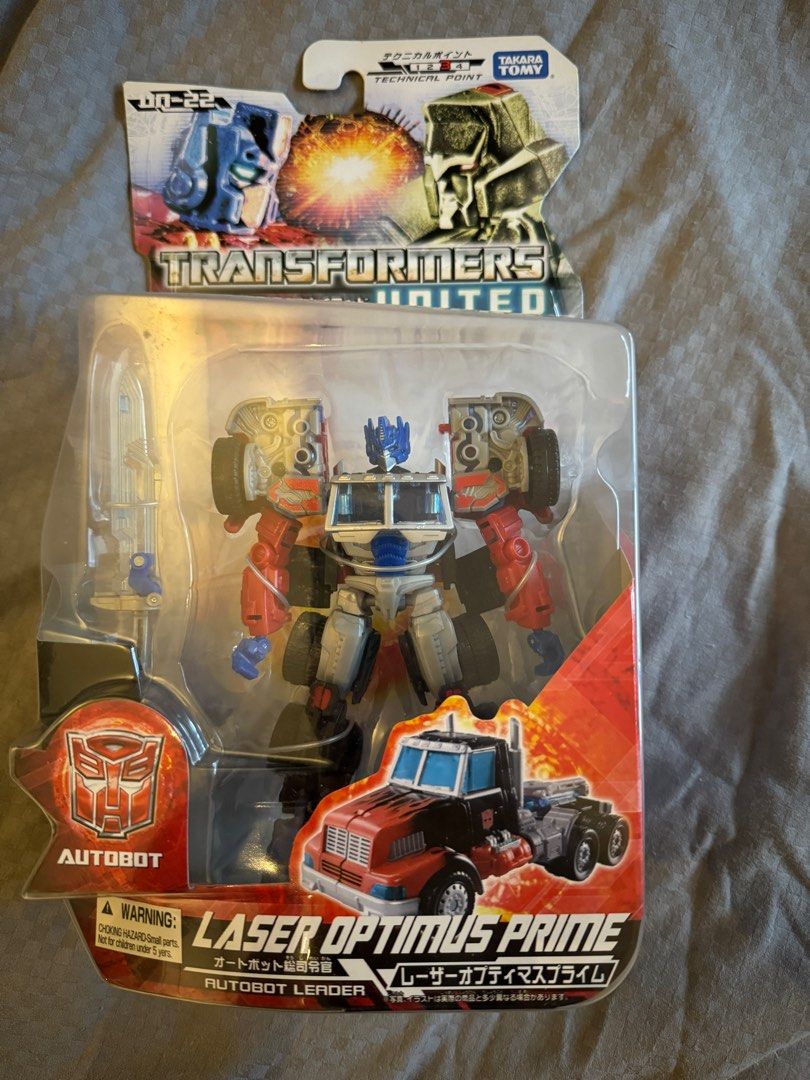 Transformers United Laser Optimus Prime UN 22, Hobbies Toys