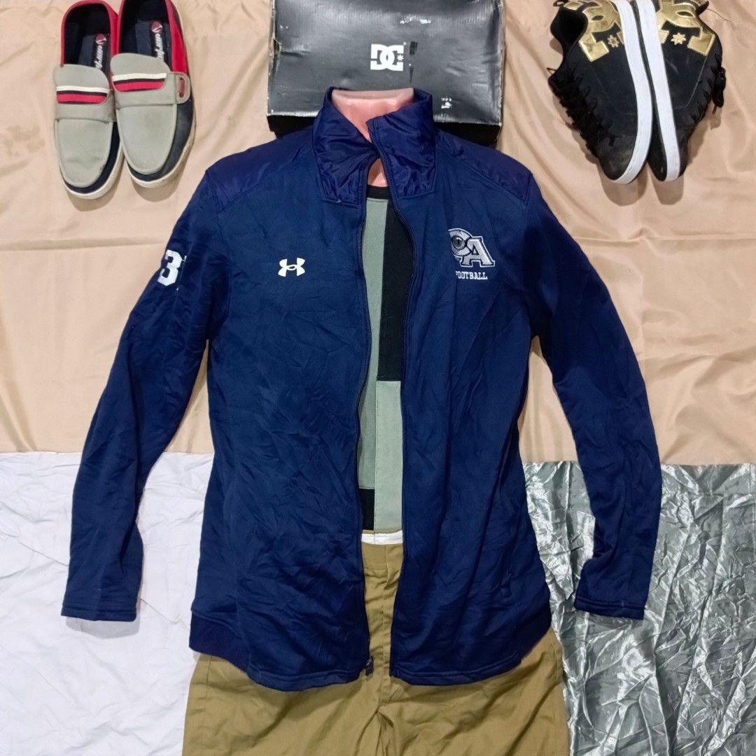 Under armour football jacket hot sale
