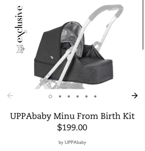 Uppababy Minu From Birth Kit Bassinet Babies Kids Going Out Strollers on Carousell